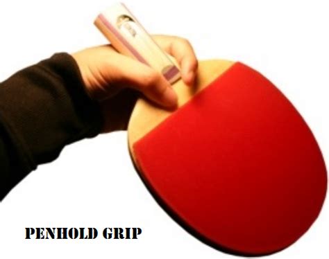 bagaimana cara melakukan penholder grip pada tenis meja